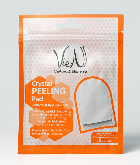 VieN Crystal PEELING Pad – Postbiotic + Hyaluronic Acid